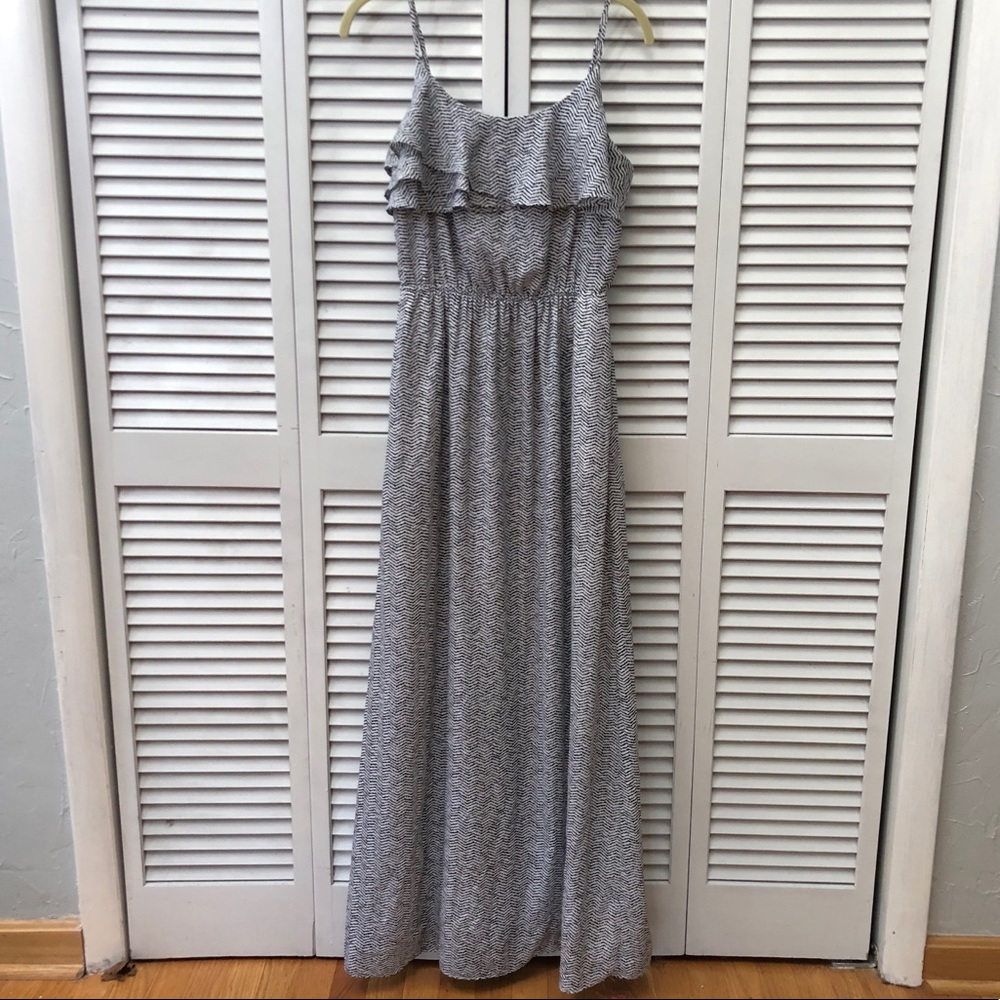 BCBGeneration Black/white maxi dress.  XS.